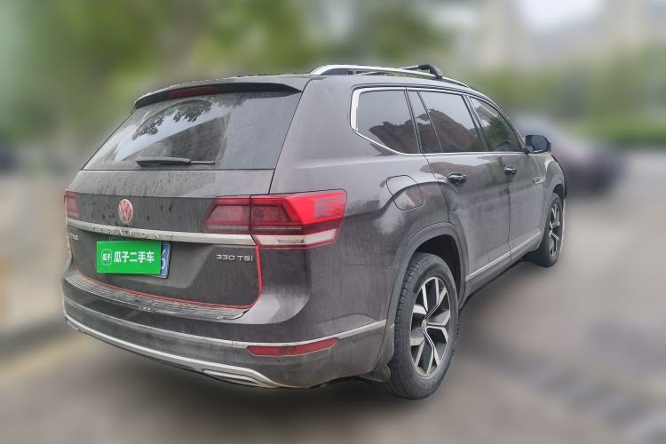 Used Volkswagen Teramont 2019 330TSI Two-Wheel-Drive Luxury Edition China VI Standard Rear Right 45 Deg