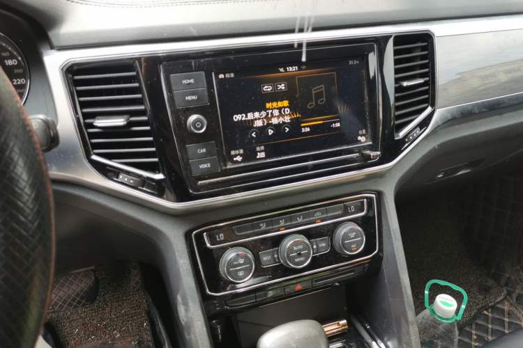 Used Volkswagen Teramont 2019 380TSI Four-Wheel Drive Comfort Edition China VI Standard Audio And AC Panel