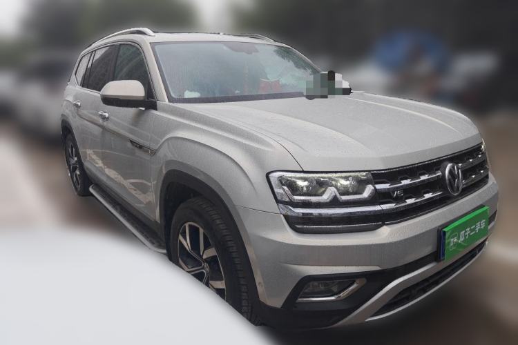 Used Volkswagen Teramont 2019 530 V6 Four-Wheel Drive Luxury Edition China V Standard Front Right 45 Deg