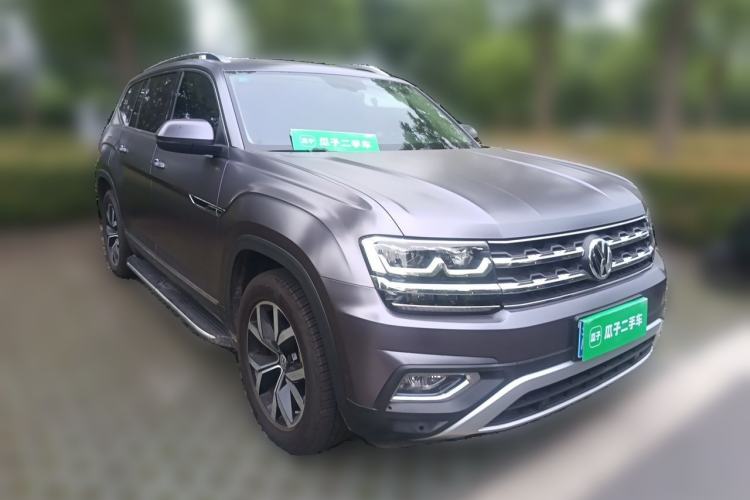 Used Volkswagen Teramont 2019 330TSI Two-Wheel-Drive Luxury Edition China V Standard Front Right 45 Deg