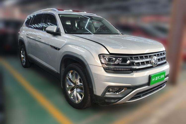 Used Volkswagen Teramont 2019 380TSI Four-Wheel Drive Flagship Model China V Standard Front Right 45 Deg