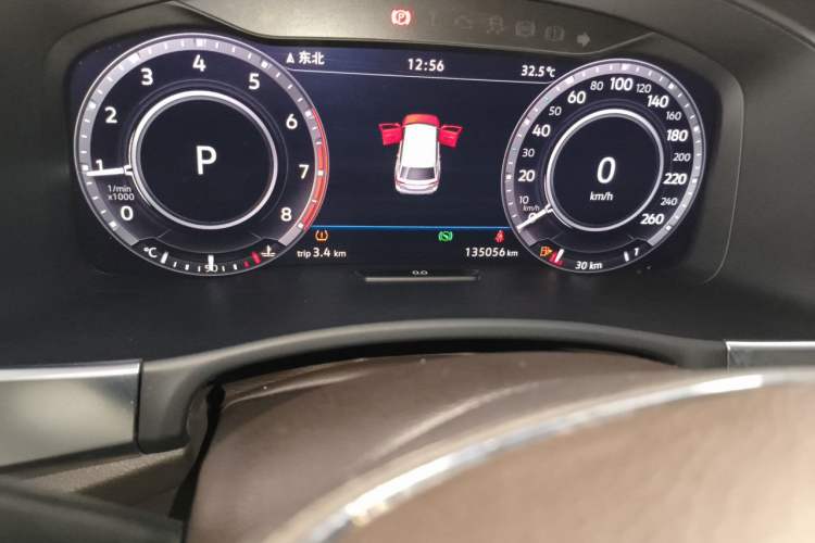 Used Volkswagen Teramont 2019 380TSI Four-Wheel Drive Flagship Model China V Standard Odometer Close Up