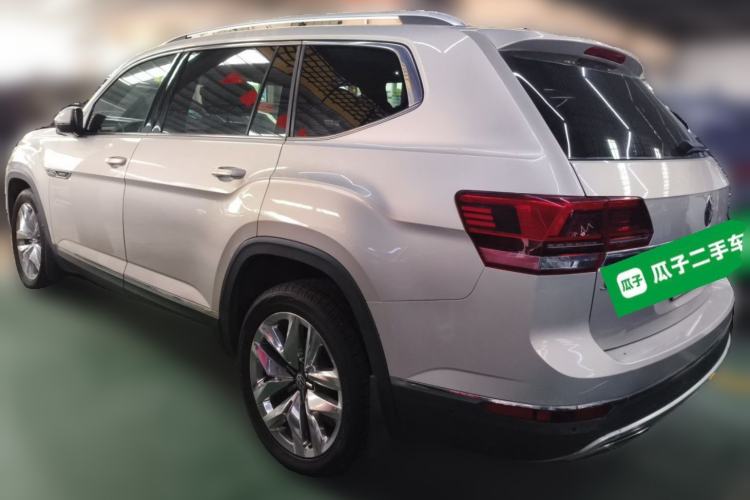 Used Volkswagen Teramont 2019 380TSI Four-Wheel Drive Flagship Model China V Standard Rear Left 45 Deg