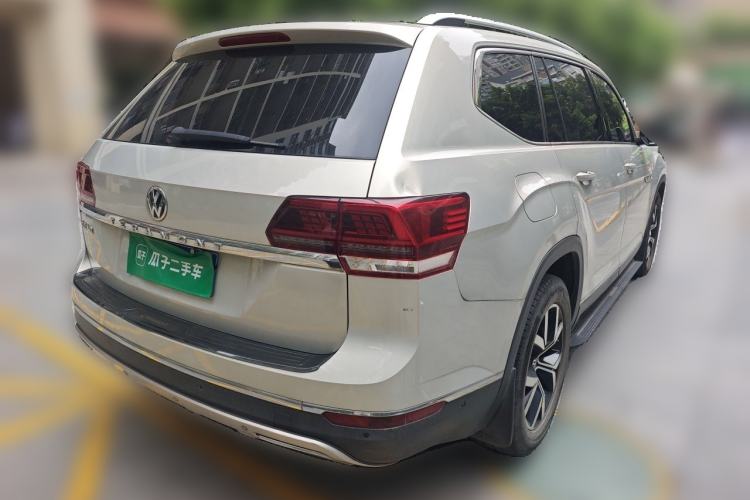 Used Volkswagen Teramont 2019 380TSI Four-Wheel Drive Luxury Version China VI Standard Rear Right 45 Deg