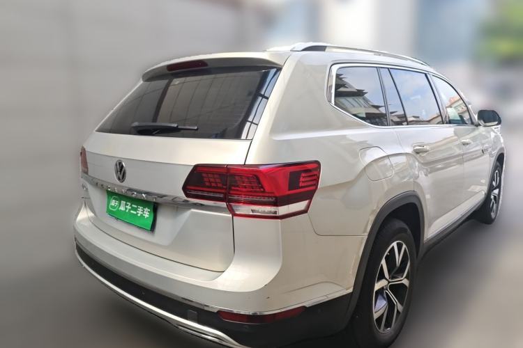 Used Volkswagen Teramont 2019 330TSI Two-Wheel-Drive Luxury Edition China VI Standard Rear Right 45 Deg