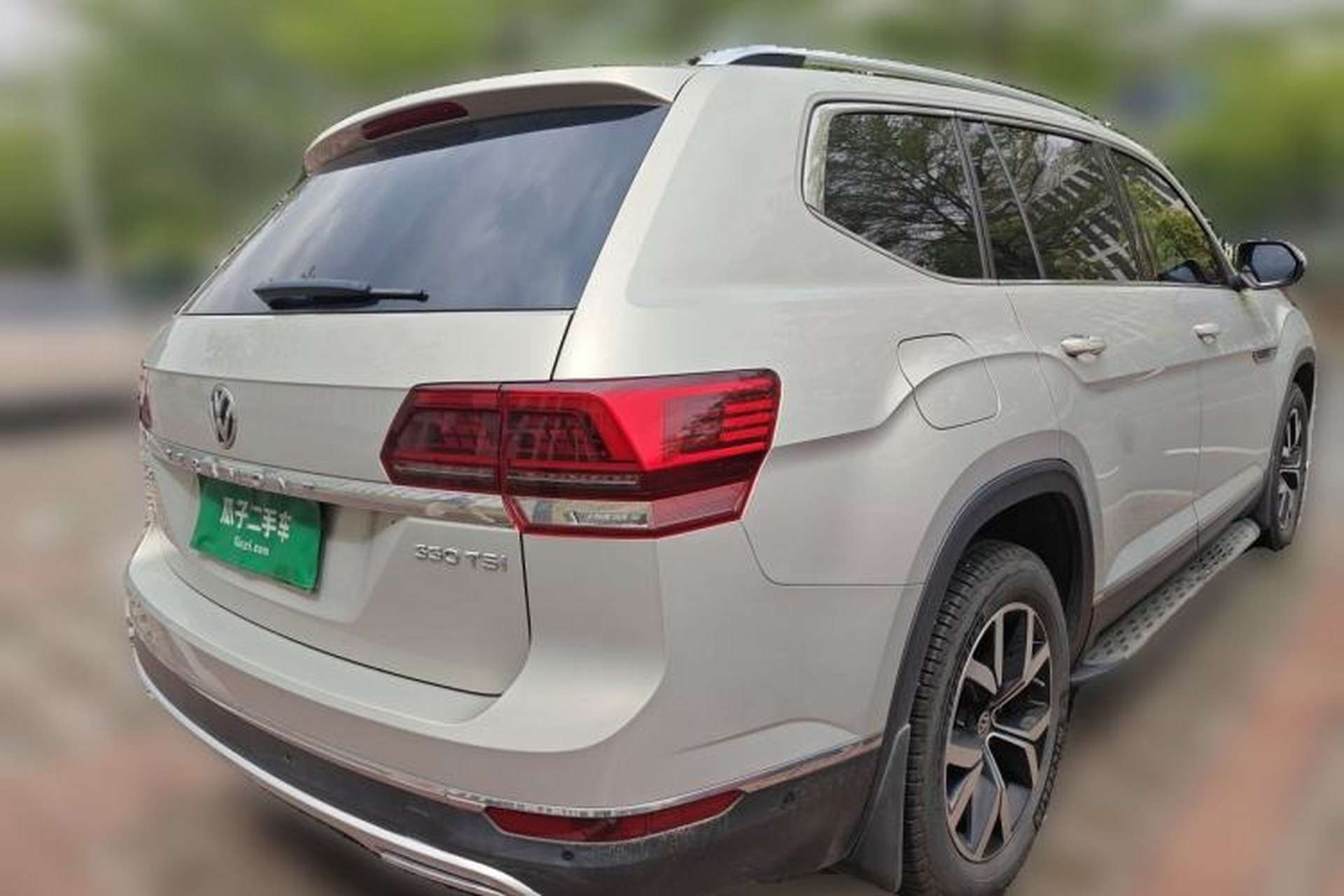 Used Volkswagen Teramont 2019 330TSI Two-Wheel-Drive Luxury Edition China VI Standard Rear Right 45 Deg