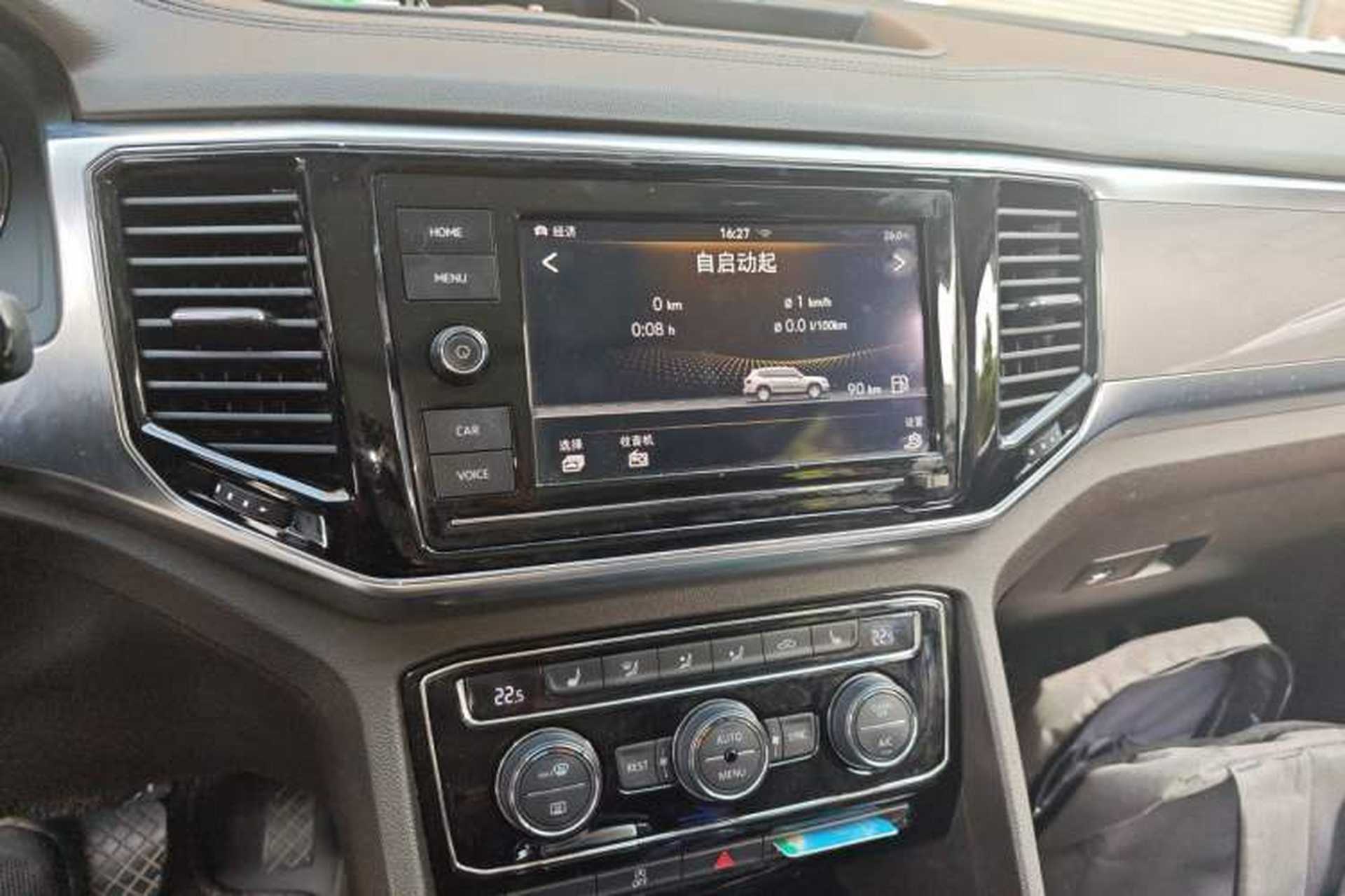 Used Volkswagen Teramont 2019 380TSI Four-Wheel Drive Luxury Version China VI Standard Audio And AC Panel