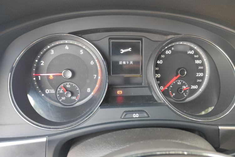 Used Volkswagen Teramont 2019 330TSI Two-Wheel-Drive Luxury Edition China VI Standard Instrument Cluster