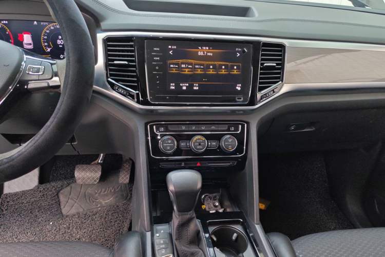 Used Volkswagen Teramont 2020 380TSI Four-Wheel Drive Comfort Edition China VI Standard Audio And AC Panel