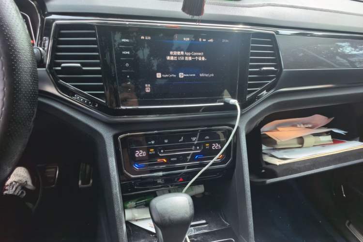Used Volkswagen Teramont 2020 380TSI Four-Wheel Drive Luxury Version China VI Standard Audio And AC Panel