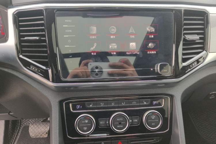 Used Volkswagen Teramont 2020 380TSI Four-Wheel Drive Luxury Version China VI Standard Audio And AC Panel