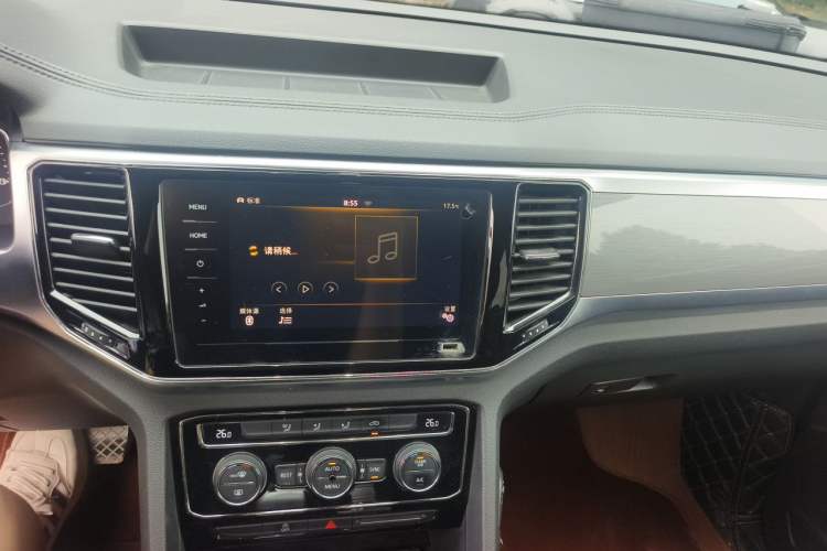 Used Volkswagen Teramont 2020 380TSI Four-Wheel Drive Comfort Edition China VI Standard Audio And AC Panel