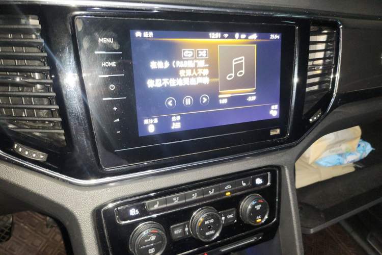 Used Volkswagen Teramont 2020 380TSI Four-Wheel Drive Luxury Version China VI Standard Audio And AC Panel
