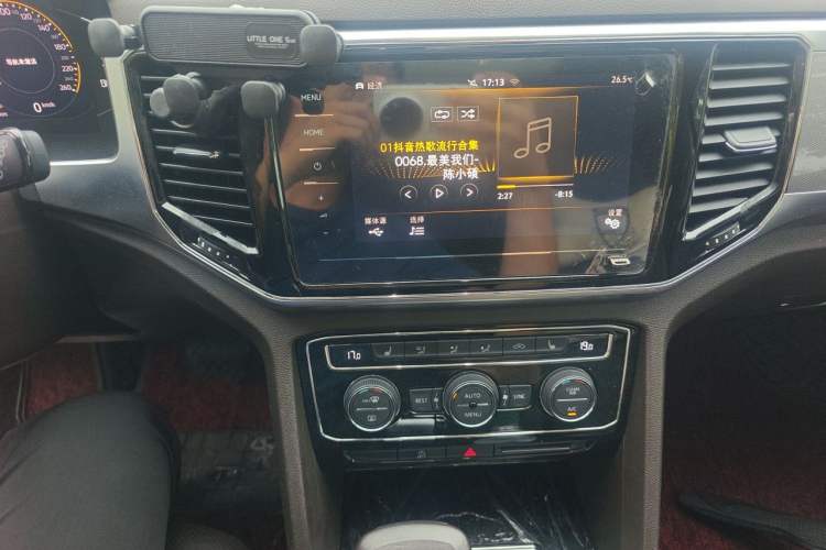 Used Volkswagen Teramont 2020 530 V6 Four-Wheel Drive Luxury Version China VI Standard Audio And AC Panel