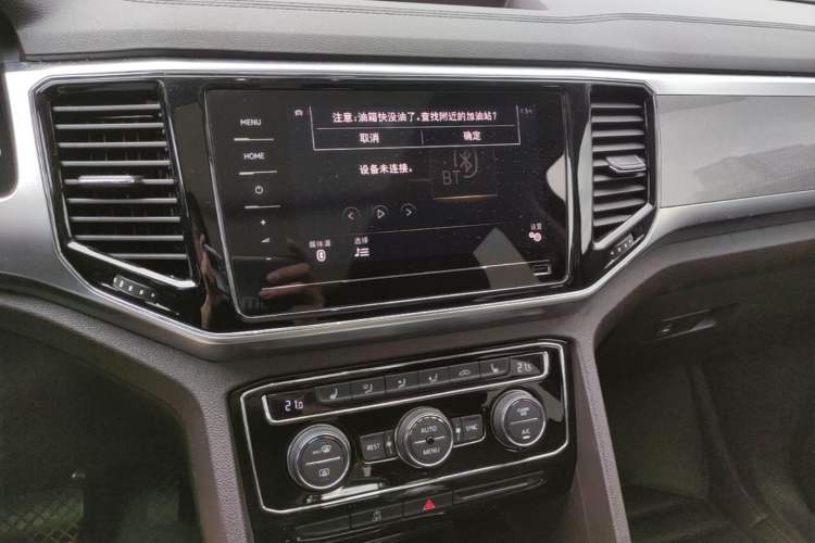 Used Volkswagen Teramont 2020 380TSI Four-Wheel Drive Luxury Version China VI Standard Audio And AC Panel