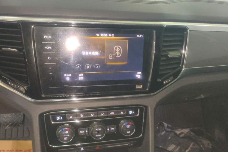 Used Volkswagen Teramont 2020 330TSI Two-Wheel-Drive Luxury Edition China VI Standard Audio And AC Panel