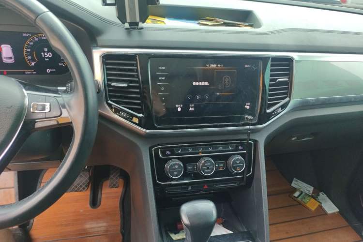 Used Volkswagen Teramont 2020 330TSI Two-Wheel-Drive Luxury Edition China VI Standard Audio And AC Panel