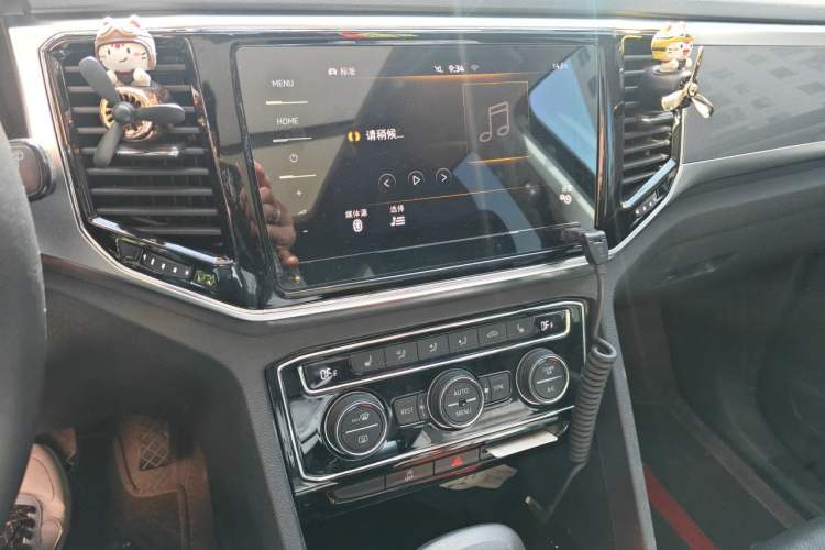 Used Volkswagen Teramont 2020 380TSI Four-Wheel Drive Luxury Version China VI Standard Audio And AC Panel