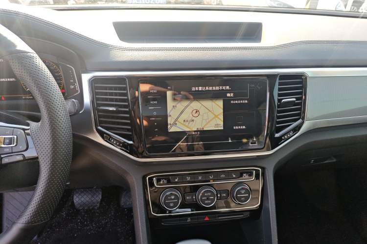 Used Volkswagen Teramont 2020 Revised Version 530 V6 Four-Wheel Drive Luxury Edition Audio And AC Panel