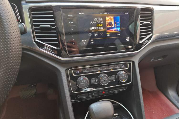Used Volkswagen Teramont 2020 380TSI Four-Wheel Drive Luxury Version China VI Standard Audio And AC Panel