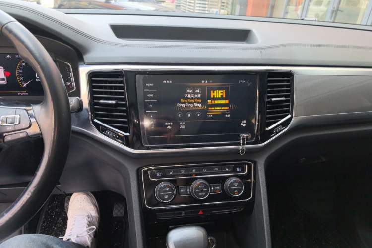 Used Volkswagen Teramont 2020 380TSI Four-Wheel Drive Luxury Version China VI Standard Audio And AC Panel