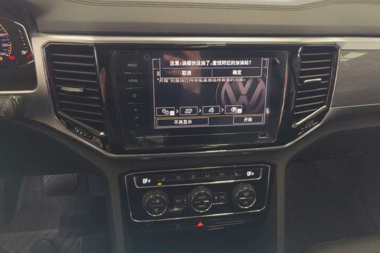 Used Volkswagen Teramont 2020 380TSI Four-Wheel Drive Luxury Version China VI Standard Audio And AC Panel