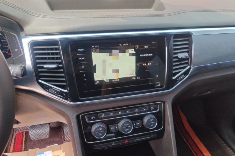 Used Volkswagen Teramont 2020 380TSI Four-Wheel Drive Luxury Version China VI Standard Audio And AC Panel
