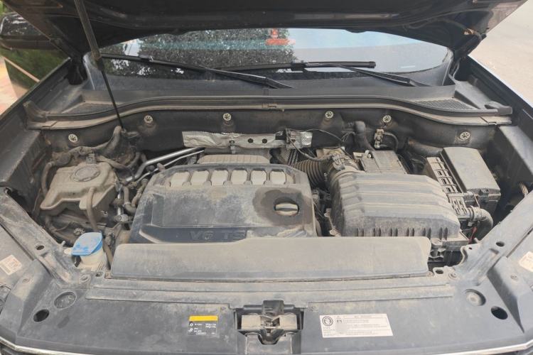 Used Volkswagen Teramont 2020 530 V6 Four-Wheel Drive Luxury Edition China V Standard Engine Bay