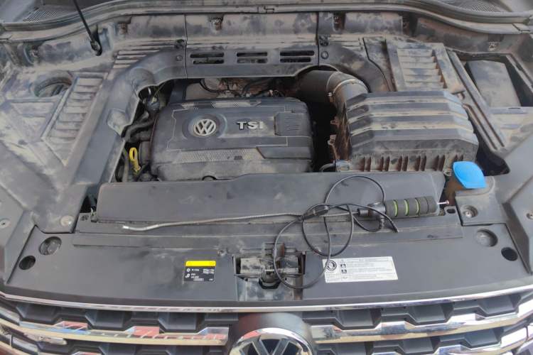 Used Volkswagen Teramont 2020 380TSI Four-Wheel Drive Luxury Version China VI Standard Engine Bay