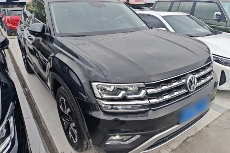 Used Volkswagen Teramont 2020 330TSI Two-Wheel-Drive Luxury Edition China VI Standard Front Right 45 Deg
