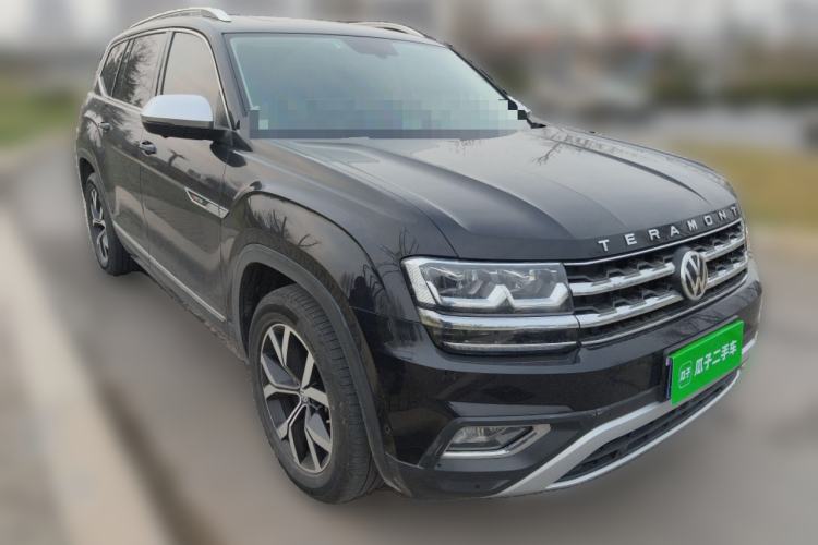Used Volkswagen Teramont 2020 380TSI Four-Wheel Drive Luxury Version China VI Standard Front Right 45 Deg