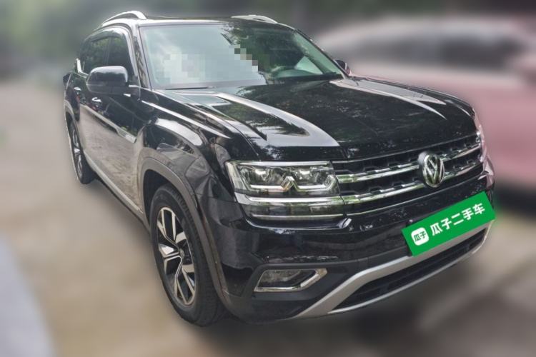 Used Volkswagen Teramont 2020 330TSI Two-Wheel-Drive Luxury Edition China V Standard Front Right 45 Deg