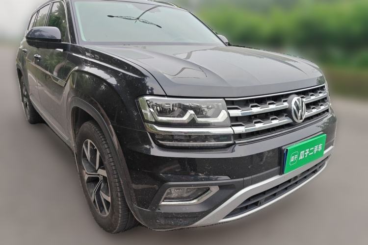 Used Volkswagen Teramont 2020 330TSI Two-Wheel-Drive Luxury Edition China VI Standard Front Right 45 Deg