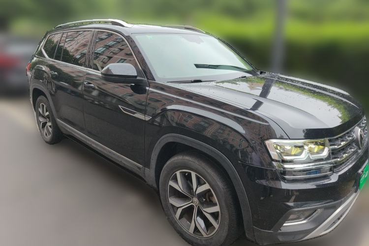 Used Volkswagen Teramont 2020 330TSI Two-Wheel-Drive Luxury Edition China VI Standard Front Right 45 Deg
