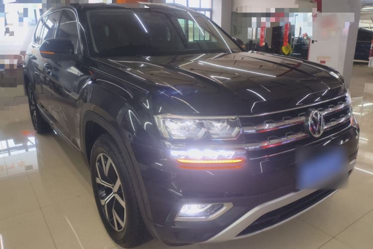 Used Volkswagen Teramont 2020 330TSI Two-Wheel-Drive Luxury Edition China VI Standard Front Right 45 Deg