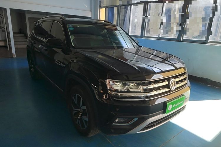 Used Volkswagen Teramont 2020 330TSI Two-Wheel-Drive Luxury Edition China VI Standard Front Right 45 Deg