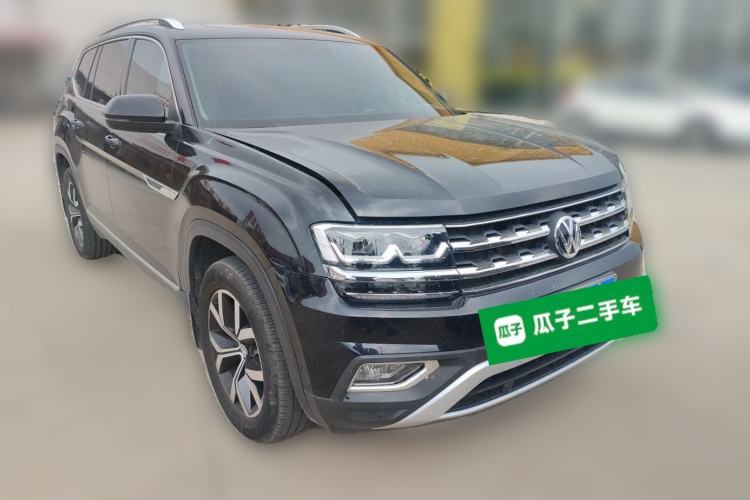Used Volkswagen Teramont 2020 330TSI Two-Wheel-Drive Luxury Edition China VI Standard Front Right 45 Deg