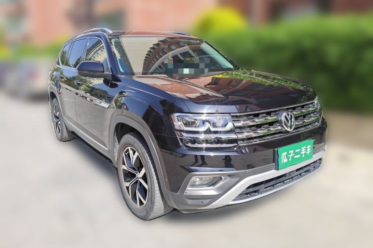 Used Volkswagen Teramont 2020 380TSI Four-Wheel Drive Luxury Version China VI Standard Front Right 45 Deg