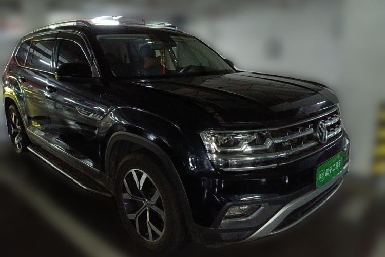 Used Volkswagen Teramont 2020 530 V6 Four-Wheel Drive Luxury Edition China V Standard Front Right 45 Deg