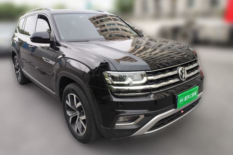 Used Volkswagen Teramont 2020 330TSI Two-Wheel-Drive Luxury Edition China VI Standard Front Right 45 Deg