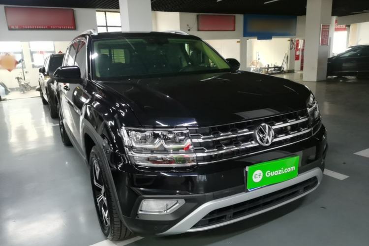 Used Volkswagen Teramont 2020 330TSI Two-Wheel-Drive Luxury Edition China VI Standard Front Right 45 Deg