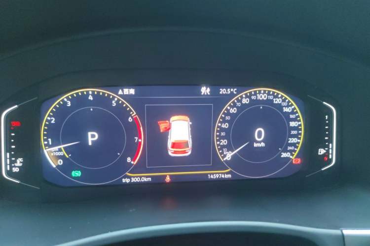 Used Volkswagen Teramont 2020 380TSI Four-Wheel Drive Luxury Version China VI Standard Instrument Cluster