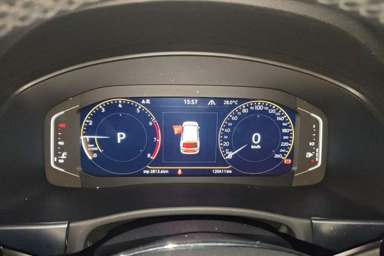 Used Volkswagen Teramont 2020 Revised Version 380TSI Four-Wheel Drive Luxury Edition Instrument Cluster