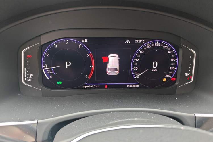 Used Volkswagen Teramont 2020 380TSI Four-Wheel Drive Luxury Version China VI Standard Instrument Cluster