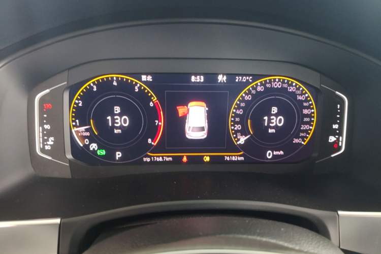 Used Volkswagen Teramont 2020 Revised Version 380TSI Four-Wheel Drive Luxury Edition Instrument Cluster