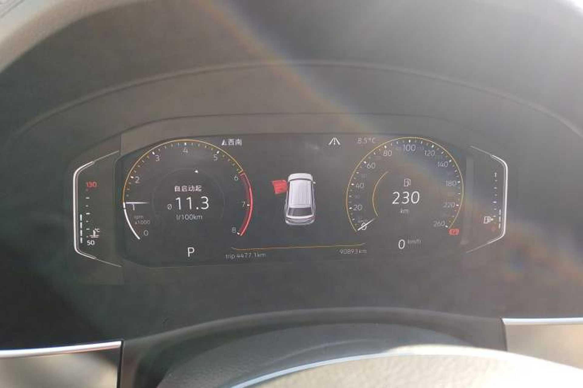 Used Volkswagen Teramont 2020 380TSI Four-Wheel Drive Luxury Version China VI Standard Instrument Cluster