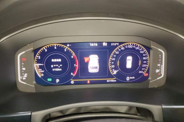 Used Volkswagen Teramont 2020 Revised Version 380TSI Four-Wheel Drive Luxury Edition Instrument Cluster