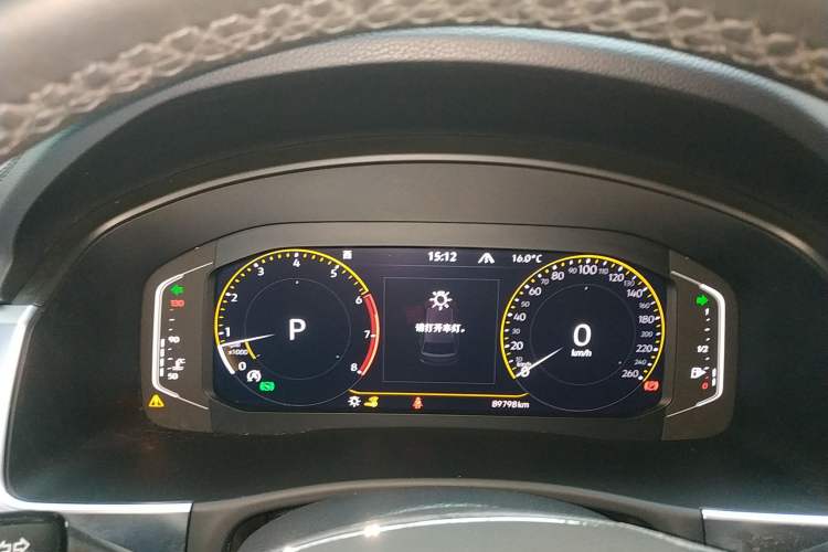 Used Volkswagen Teramont 2020 Revised Version 380TSI Four-Wheel Drive Luxury Edition Instrument Cluster