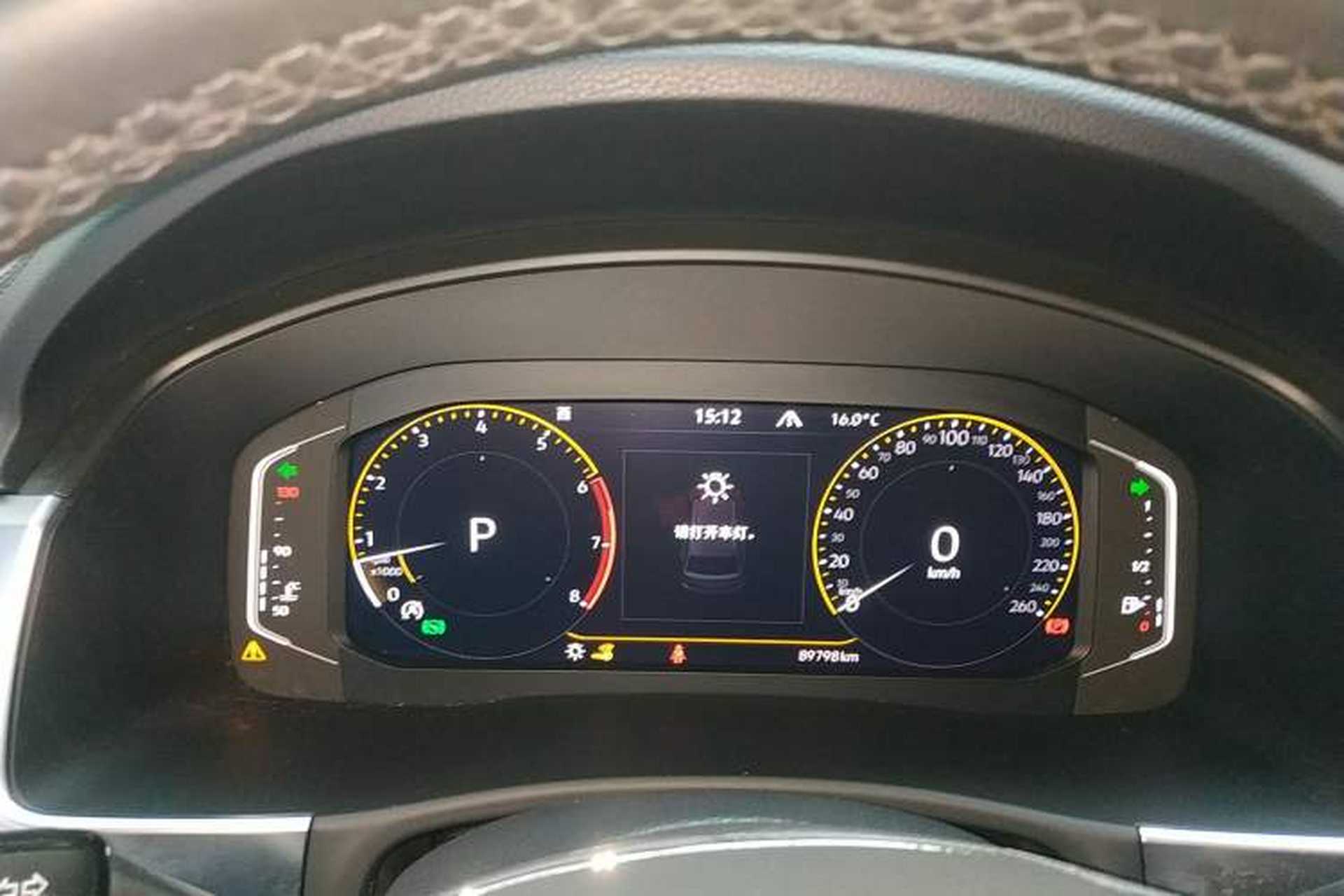 Used Volkswagen Teramont 2020 Revised Version 380TSI Four-Wheel Drive Luxury Edition Instrument Cluster