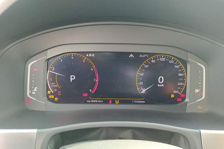 Used Volkswagen Teramont 2020 380TSI Four-Wheel Drive Luxury Version China VI Standard Instrument Cluster